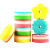 Flower Type Double-Sided Sponge Cleaning Wipe Colorful Thick High Density Dish Brush Scouring Pad Rag Household Sponge