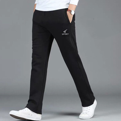 Casual Pants Men's Autumn Middle-Aged and Young Trousers Men's Middle-Aged and Elderly Men's Clothing Sports Pants Men's Loose Waist Trimming Straight Sweatpants