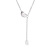 Dongdaemun Fashion Simple Lucky Bean Titanium Steel Necklace Personality Trendy Cold Style Clavicle Chain Retro Hip Hop Pendant
