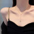 INS Style Fashionable Elegant Butterfly Titanium Steel Necklace Female Personality Simple Pendant Cold Style All-Match Design Clavicle Chain