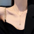 INS Style Fashionable Elegant Butterfly Titanium Steel Necklace Female Personality Simple Pendant Cold Style All-Match Design Clavicle Chain
