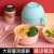 Japanese Bamboo Fiber Instant Noodle Bowl with Lid Lunch Box Lunch Box Student Dormitory Large Soup Bowl Instant Noodle Bowl Free Tableware