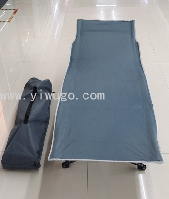 Tail Goods Special Offer Flat Tube 10 Feet Noon Break Bed Folding Bed Single Office Foldable Camp Bed Folding Bed