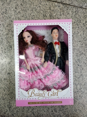 33 ''22cm Male and Female Doll