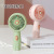 Small Handheld Fan Mini Portable Pocket Fan USB Charging Desktop Small Electric Fan 2022 New Cartoon