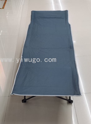 Tail Goods Special Offer round Tube 10 Feet Noon Break Bed Folding Bed Single Office Foldable Camp Bed Folding Bed