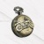 Nostalgic Bronze Motorcycle Pocket Watch Simple Carved Flip Pocket Watch Travel Memorial