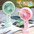 Small Handheld Fan Mini Portable Pocket Fan USB Rechargeable Desktop Led Small Electric Fan 2022 New Cross-Border