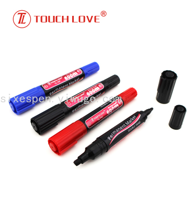 12 Boxed Double-Headed Marking Pen, Permanent Marker