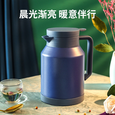 New Stainless Steel Thermal Pot Household Thermos Vacuum Coffee Pot Japanese Thermo Gift Customized Kettle