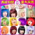 Carnival Ball Show Props Student Hair Wig Female Head Cover Bob Haircut Halloween Wig European and American Color Hair