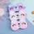 Winter New Children's Plush Bear Squinting Eye Mask Cartoon Cute Student Girl Lunch Break Sleeping Eye Mask