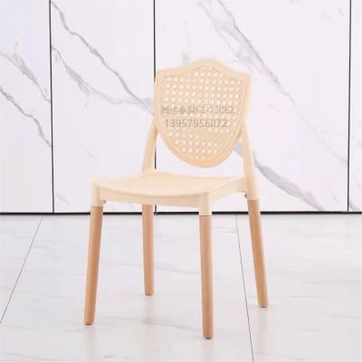 Coffee Chair Dining Chair Solid Wood Leg Chair Plastic Chair Fashion Chair Leisure Chair