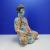 Customized Colorful Water Transfer Printing Buddha Ornament Resin Crafts Courtyard Garden Terrace Office Villa
