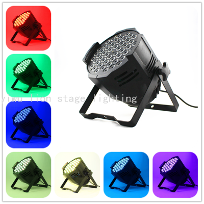 Factory Direct Sales 54 Led Three-in-One Cast Aluminum Full Color Dyed Par Light Wedding Bar Stage Background Flash Light