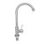 304 Stainless Steel Kitchen Faucet Mixing Valve Washing Basin 360 Degrees Rotating Hot and Cold Single Cold Large Curved Faucet
