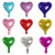 Popular 18-Inch Heart Love Heart Sparkling Style Aluminum Balloon Wedding Party Wedding Room Layout Factory Direct Sales Special Offer Wholesale