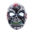 Amazon Hot Sale Cold Light Halloween Mask LED Luminous Mask Black V-Shaped Bloody Horror Mask Cross-Border Spot