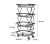 Kitchen Storage Rack Folding Floor Fruit Basket Movable Vegetable Colander Household Kitchen Utensils Storage Rack