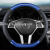 Universal Car Steering Wheel Cover Comfortable PU Leather Handle Cover Breathable Four Seasons Available Inner Ring Black