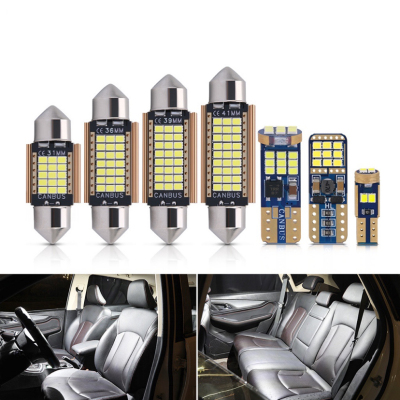 Car Modification T10 Width Lamp CANbus W5w Highlight Decoding 2016 Double Tip Reading Light Interior Light