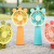 2022 New Cartoon Simple Crown Handheld USB Charging Portable Fan Student Gift Gift Order Logo
