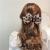 Internet Hot New Organza Bow Polka Dot Barrettes Temperament Head Clip Large Bow Spring Clip Hair Accessory HT
