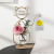 INS Style Golden Iron Cute Animal Shape Hydroponic Glass Vase Decoration Living Room Creative Flower Arrangement Decorations