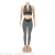 Factory Spot Yoga Clothes Pineapple Plaid Lace-up Bra Cropped Pants Set Fitness Yoga Pants Running Sportswear for Women