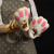 Factory Wholesale Cross-Border Pure Cotton Cat Oven Gloves Baking Insulation Gloves Microwave Oven Anti-Hot Gloves