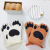 Embroidery Bear Paw Glove Canvas Heat Insulation Oven Gloves Microwave Oven Anti-Scald Cotton Towel Gloves Factory Wholesale