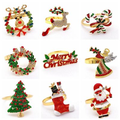 Amazon Hot Hotel Christmas Deer Napkin Ring Napkin Ring Napkin Ring Napkin Ring Metal Napkin Ring Wholesale