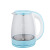 Foreign Trade Cross-Border OEM Borosilicate Scarlett Glass 1.8L Stainless Steel LED Lamp Lianjiang Fast Electric Kettle