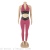 Factory Spot Yoga Clothes Pineapple Plaid Lace-up Bra Cropped Pants Set Fitness Yoga Pants Running Sportswear for Women
