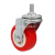 Red Caster PVC Wheel 1-4-Inch Clothes Hanger Wheel Furniture Wheel Light Wheel Factory Direct Sales