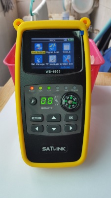 SatLink WS-6933 DVB-S2 Star Searching Instrument Ws6933 Star Modulator with Flashlight Compass
