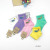 Aidida Kid's Socks Spring and Summer New Ins Combed Cotton Mesh Smiley Face Girl Baby 1-15 Years Old Street Trendy Socks