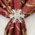 Snowflake Design Premium Napkin Rings Hotel Towel Buckle for Wedding Party Dinner Table Decor 