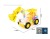 Electric Excavator Electric Universal Transparent Gear Engineering Vehicle Toy Car Foreign Trade Toy Transparent