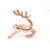 Hotel Tableware Christmas Deer Napkin Ring Napkin Ring Napkin Ring Alloy Napkin Ring Factory Wholesale