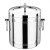 Hotel Supplies Double-Layer Ice Bucket Bright Hotel Ice Bucket Bright Straight Portable Ice Bucket