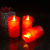 Led round Electronic Smokeless Simulation Candle Lamp for Buddha Worship Confession Romantic Proposal Birthday Candle Light Venue Layout