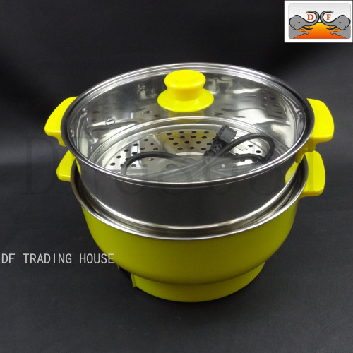 df trading house df68051 anti-scald electric cooker （with stainless steel steamer）