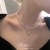South Korea Dongdaemun Ornament Female Designer Model Double-Layer Court Style Necklace Clavicle Chain Fashion