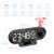 New LED Large Screen Radio Mirror Projection Alarm Clock Temperature and Humidity Display Photosensitive Electronic Clock Clock Gift