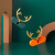Antlers Home Hook Wall Shelf Wall Hanging Creative Wall Special Deer Head Wall Key Holder 2 Pack