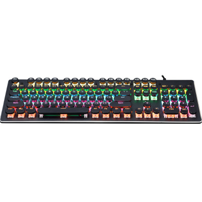 Brand Shepherd Keyboard and Mouse Set Mechanical Keyboard Green Axis Chicken CF Internet Coffee E-Sports Games Wired Key Mouse