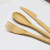 Export Foreign Trade Wheat Straw Portable Tableware Set Knife, Fork and Spoon Three-Piece Set Tableware