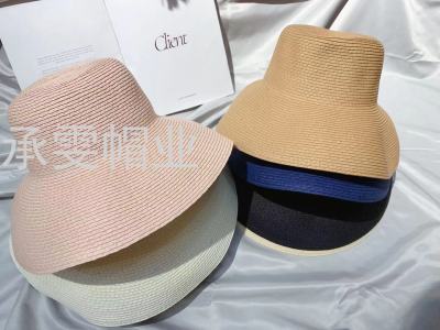 Light Board Can Be Decorated by Yourself Straw Hat Bucket Hat Sun Protection Hat