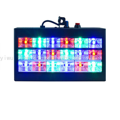 Factory Direct Sales 18 Rgb Three-Color Led Grille Strobe Lamp Colorful Flash Lamp Bar Stage Ambience Light